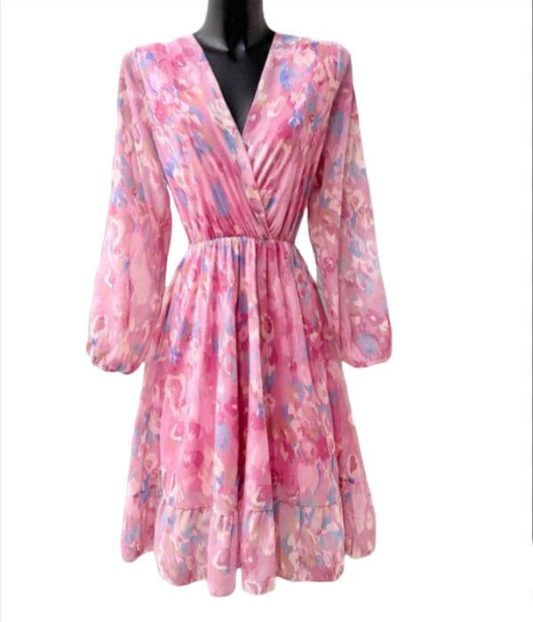 Robe rose colorée - Image 2